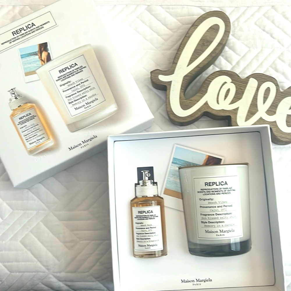 REPLICA BEACH WALK FRAGRANCE & CANDLE SET 💕